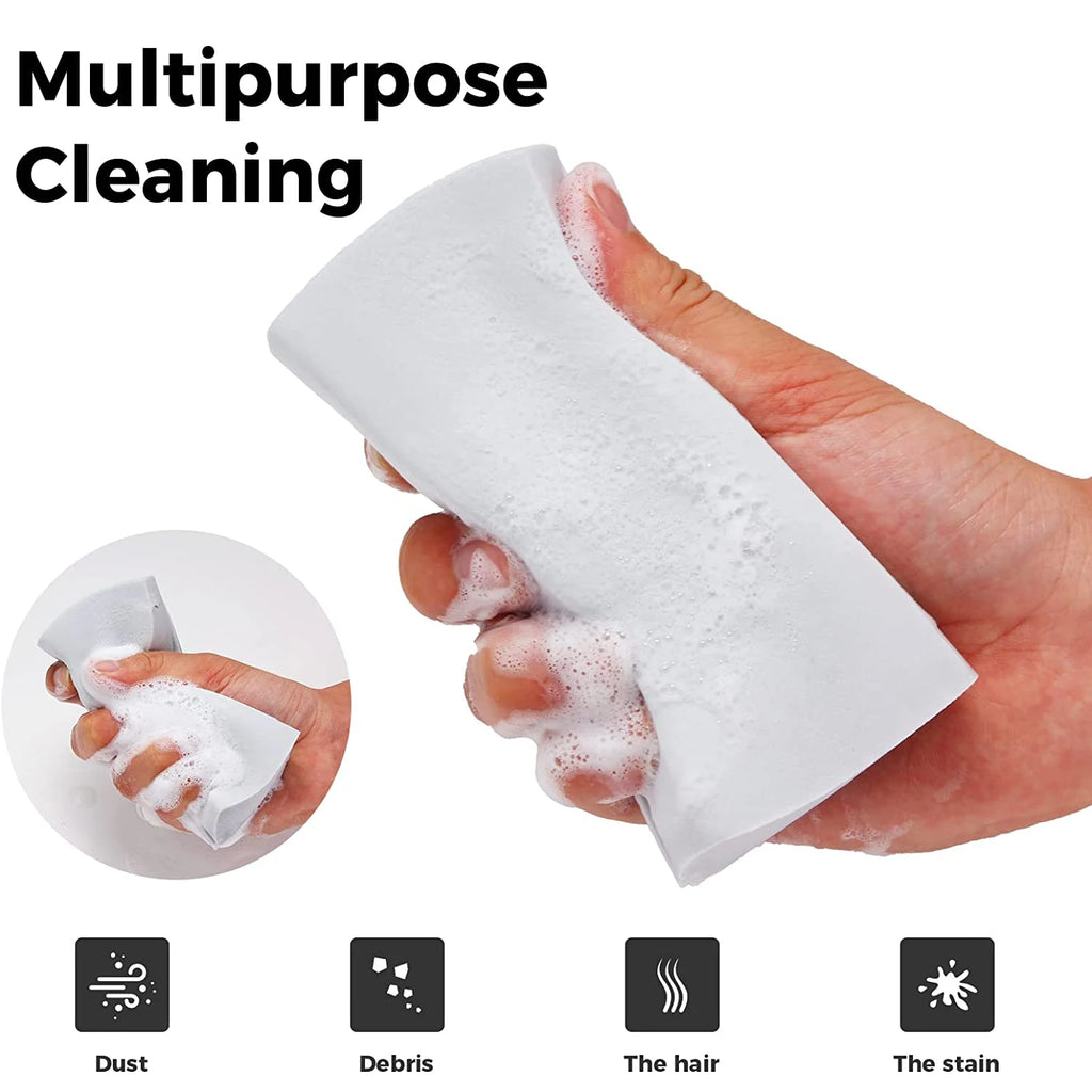 2-10PCS Strong Absorbent PVA Cleaning Sponge Multi-functional Sponge Brush Household Kitchen Cleaning Supplies Car Cleaning Tool Oasis Select
