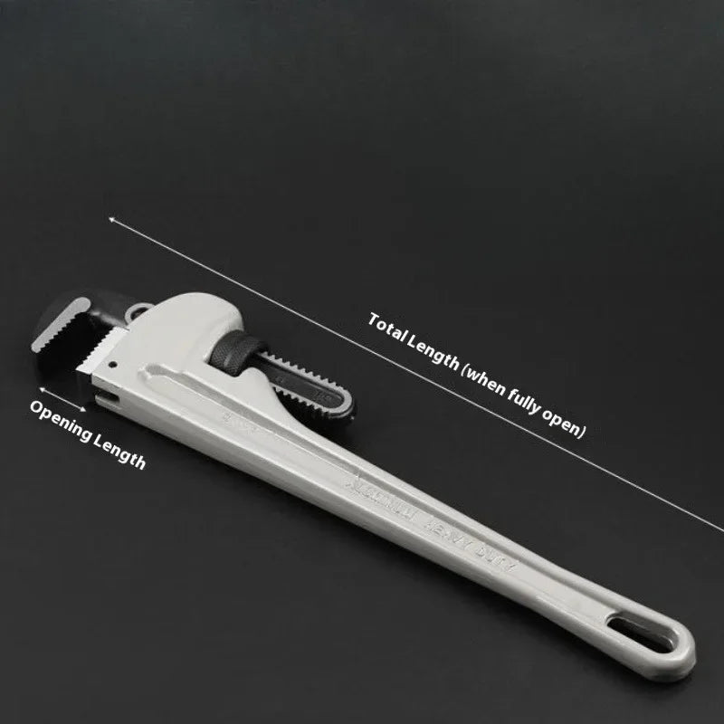 JUSTINLAU 1piece Multifunctional Adjustable Eagle Beak Pipe Wrench Aluminum Alloy Handle Heavy Duty Pipe Pliers Manual Tools Oasis Select