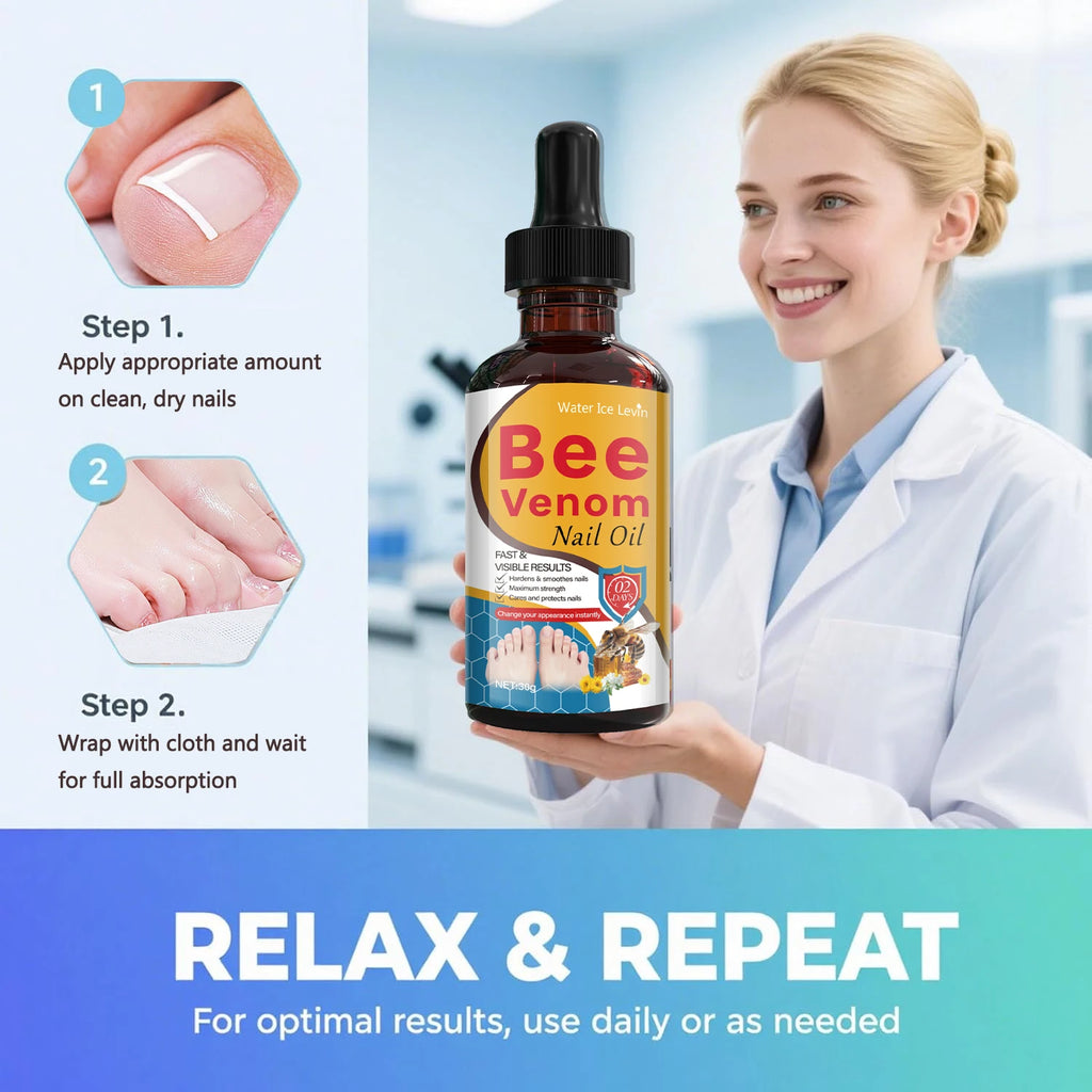 Bee Venom Nail Oil with Salicylic Acid – Strengthen Nails Nail Strengthening Oil Oasis Select