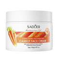 SADOER Carrot Moisturizing Cream with Niacinamide 140g Face Moisturizing Cream Oasis Select WHITE 140g