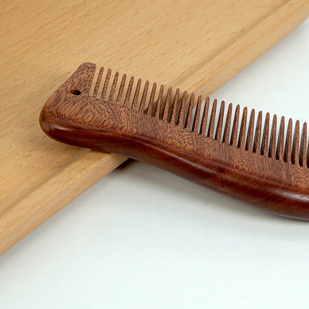 Natural Wood Comb Sandalwood Hair Comb Scalp Massage Combs Massage Anti-tangle Anti Static Hair Brush Hairdressing Styling Tools Oasis Select
