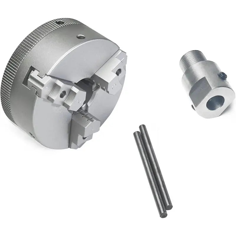 LIKE WISH Mini Lathe Chuck Set Z011 Extension Three Jaw Chuck And Connecting Rod Set For DIY Lathe,Bench Buffer Polishing Machin Oasis Select Default Title