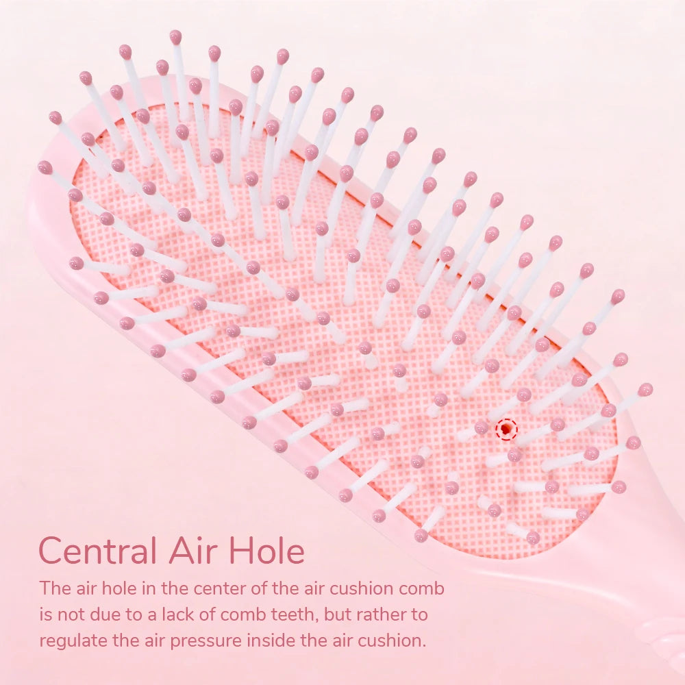 Sakura Pink Hair Brush Set – Round, Spiral & Paddle Brush Hair Brush Set Oasis Select
