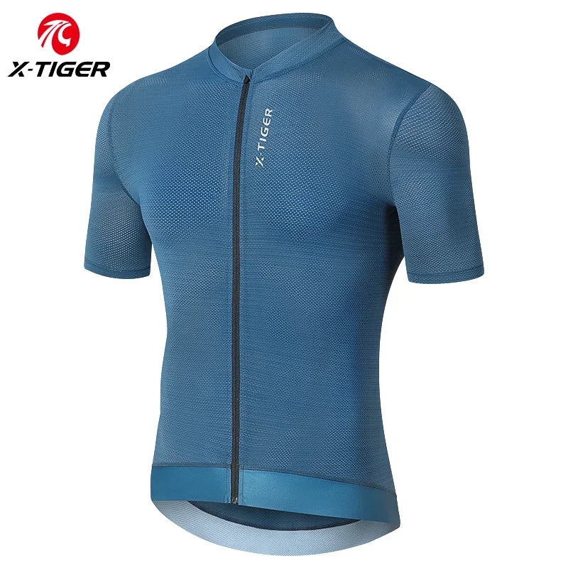 X-TIGER Cycling Jersey Men Women High Quality Cycling jerseys Breathable Slim Fit Short Shirt SPF 50 MTB Road Bike Jersey Oasis Select XM-DY-38003 XL