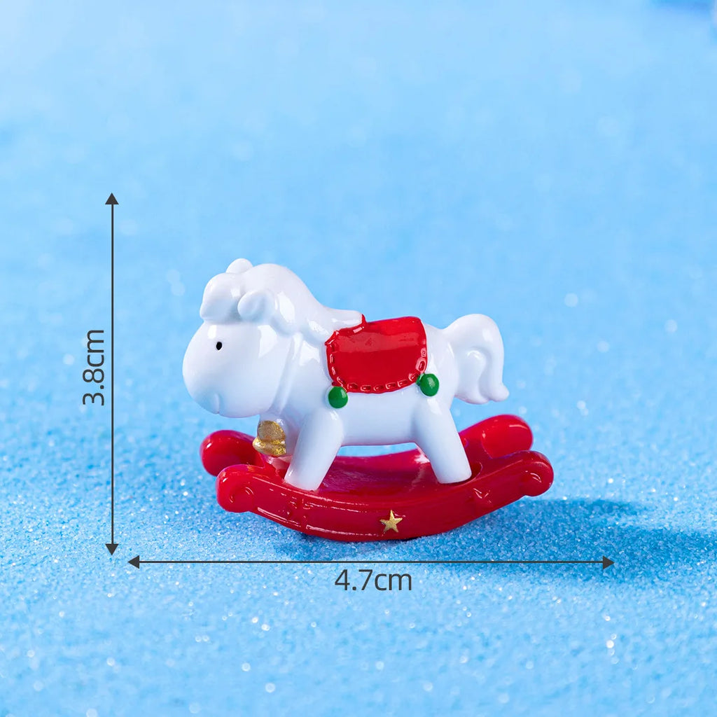 Mini Christmas Resin Ornament – Santa, Snowman & Holiday Décor