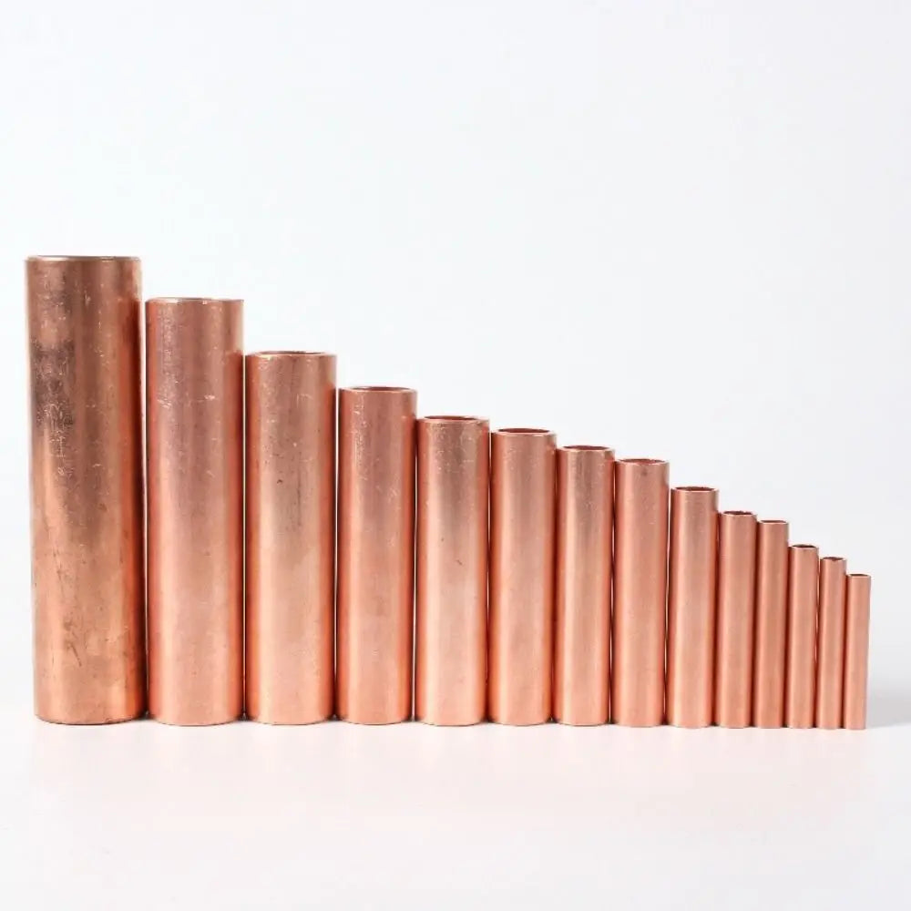 Ferrule Lug Connector Crimp Terminal GT Copper Wire Cable Hole Passing Connecting Sleeve Tube GT-10/16/25/35/50/70/95/120mm2 Ter Oasis Select