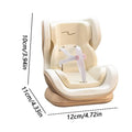 car Air Vent Doll Car Seat Stuffed Doll Seat for Car Desktop Ornament Plush Toy Carseat for Sedan Truck Creative Play Enthusiast Oasis Select Light Coffee