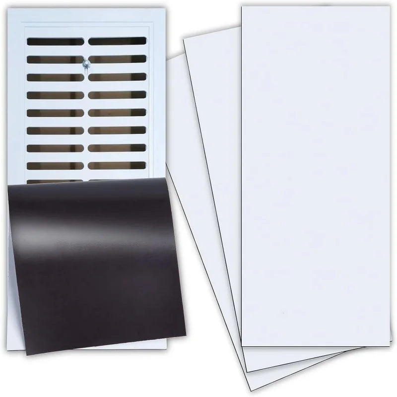 Strong Magnetic Vent Covers for Home Floor Standard Air Registers 5.5×12 inch 1PCS Ventilation Cover Flexible Magnet Sheet Oasis Select 1pc