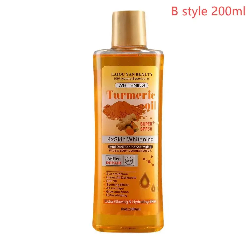 Turmeric Essential Oil 200ml – Face & Body Massage Moisturizer