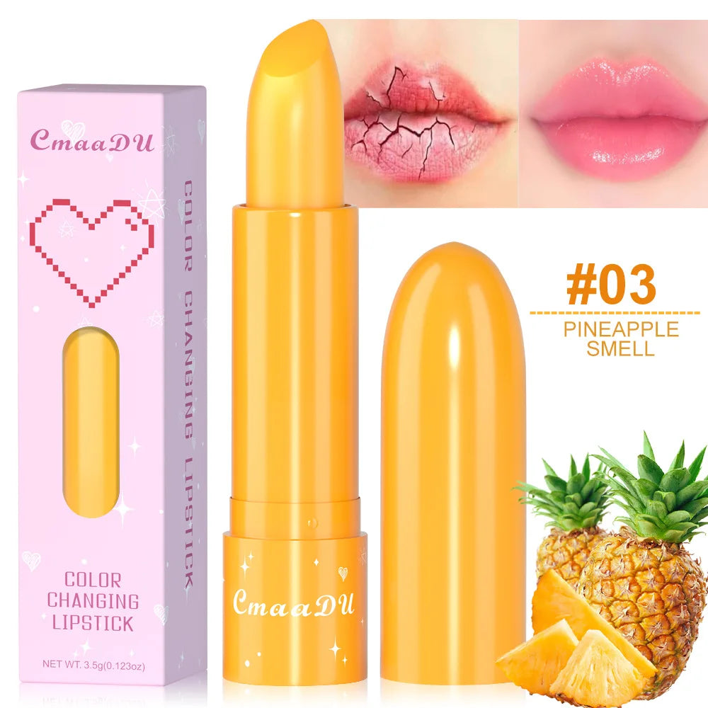 CmaaDu 6-Color Changing Lipstick – Fruit Tinted Lip Balm