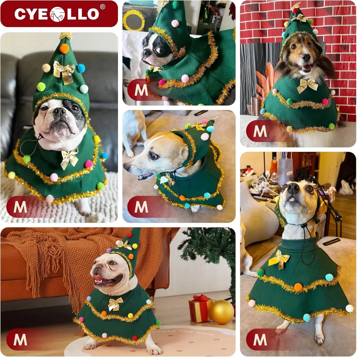 Dog Christmas Cape Cute Cat Costume Christmas Role-playing Party Oasis Select