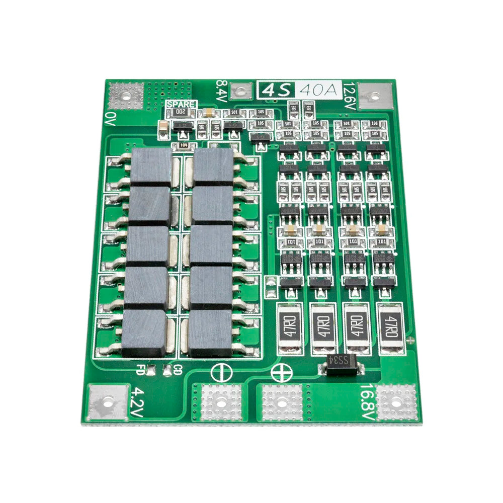 4S 40A 18650 Li-ion Lithium Battery Charger PCB BMS Protection Board with Balance For Drill Motor 14 Oasis Select