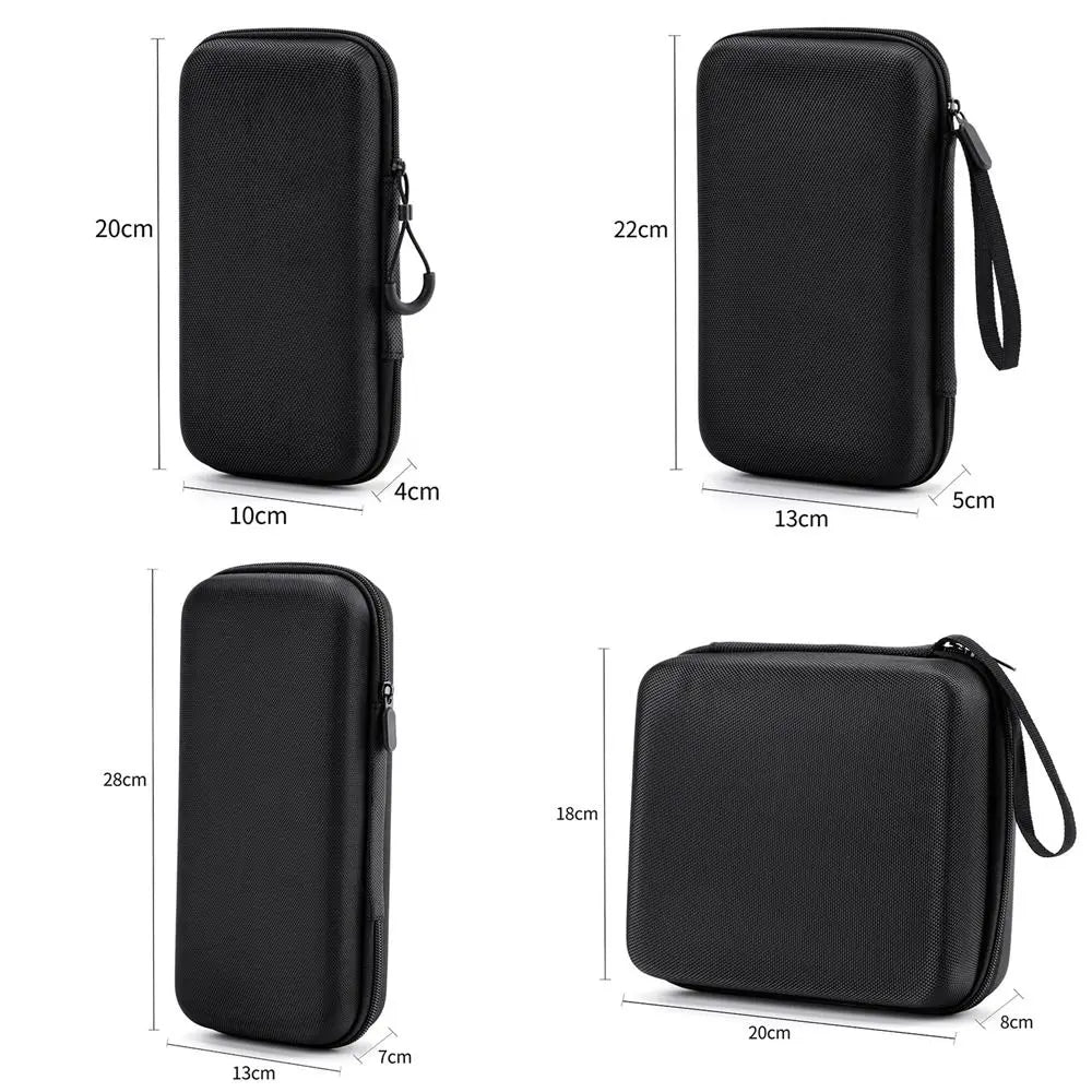 Hard Shell EVA Storage Box – Zipper Organizer Case for Cables