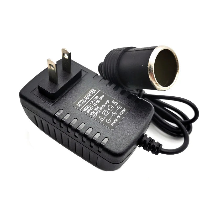 Car Cigarette Lighter Adapte 220V to 12V 2A DC Power Converter Charger Transformer Cigar Lit Lighter Plug Socket Electronic Jack Oasis Select