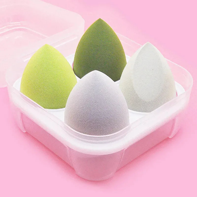 4/8/12/16pcs Makeup Sponge Cosmetic Puff Dry And Wet Combined Cosmetic Egg Women Foundation Powder Puff Bevel Cut Makeup Sponges Oasis Select