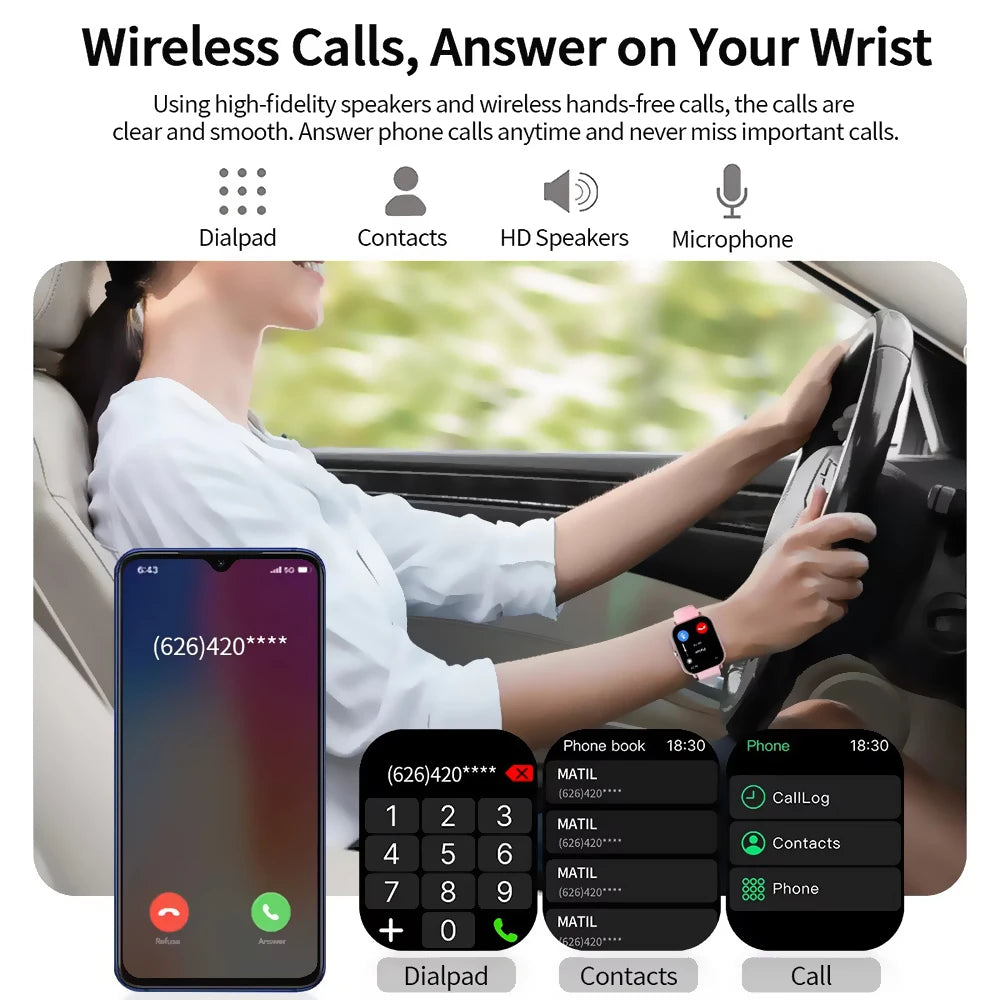 Ola Esporte HW12 Smartwatch – BT Calling, HD Screen & Health Monitor