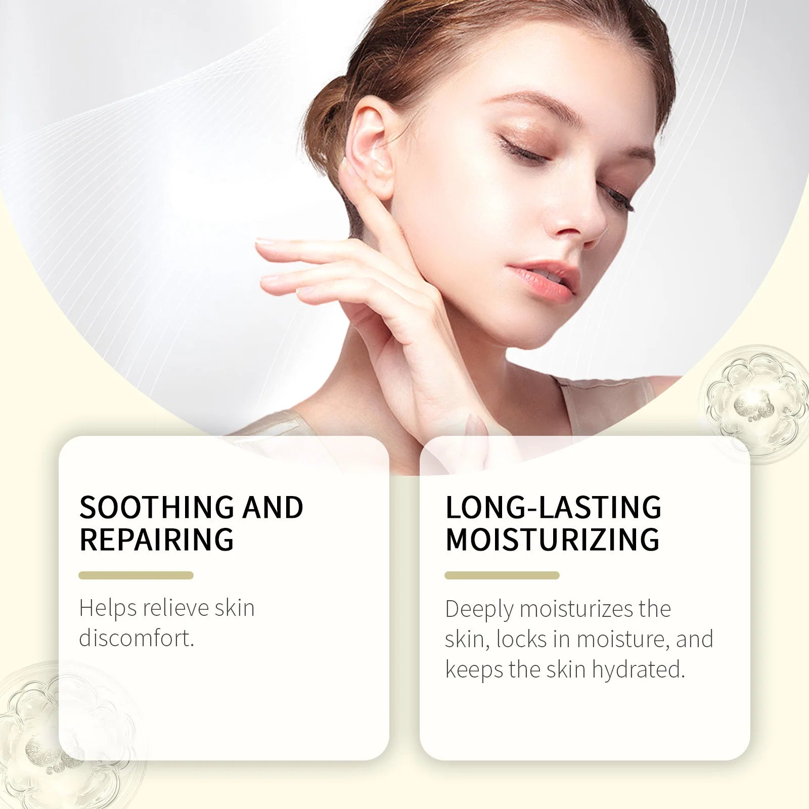 WOODSLEEP ﻿Honey Face Nourishing Creams Reduces Fines Line Enhance Skins Elasticity Facial Brightening Skincare W-rinkle Creams Oasis Select