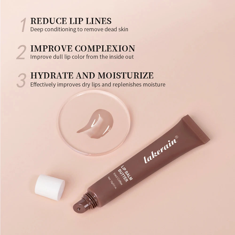 Butter Lip Balm Moisturizing Lip Gloss Oil Long Lasting Nourishes Smoothing Deep Hydration Daily Care Butter Lip Balm Makeup Oasis Select
