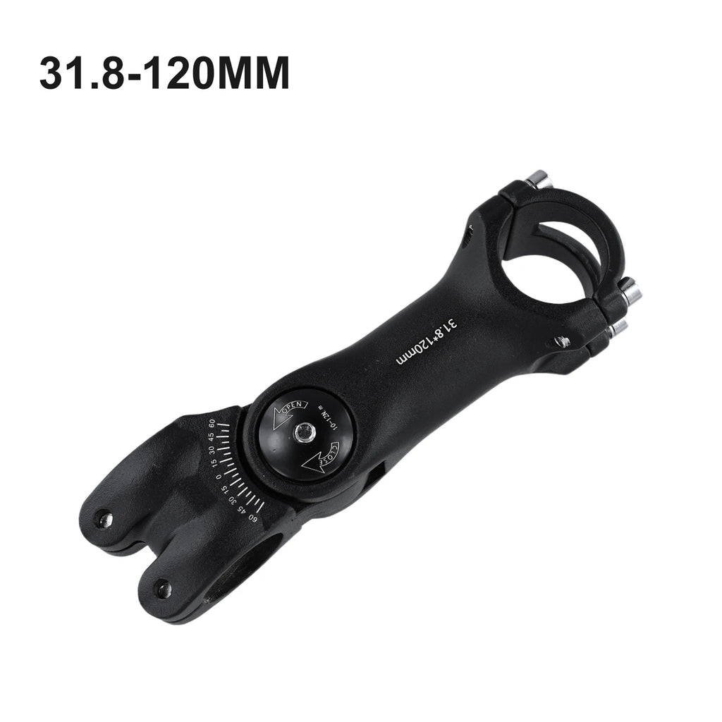 Bike Handlebar Stem Riser 25.4/31.8mm Adjustable Handlebar For Mountain Bike Aluminum Alloy Forged Stem Cycling Replace Parts Oasis Select 31.8-120MM