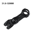 Bike Handlebar Stem Riser 25.4/31.8mm Adjustable Handlebar For Mountain Bike Aluminum Alloy Forged Stem Cycling Replace Parts Oasis Select 31.8-120MM