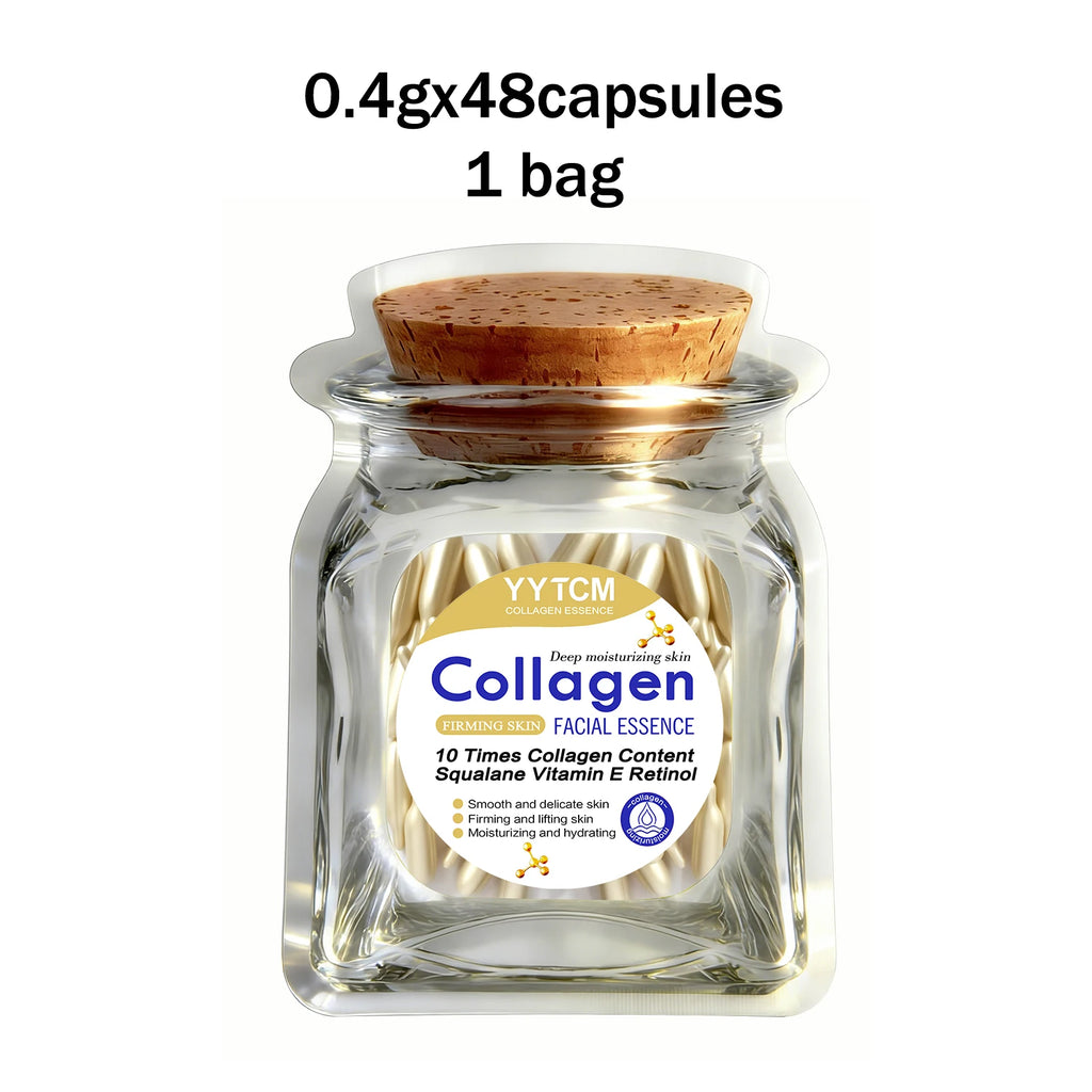 Collagen Firming Capsule Serum with Squalane & Retinol Face Capsule Serum Oasis Select 1bag 48capsules