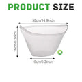 Reusable Cheese Cloth Bags Fine Mesh Strainer for Yogurt Juice Coffee Gauze Filtering Bags Kitchen Cooking Filter Strainers Bag Oasis Select White M
