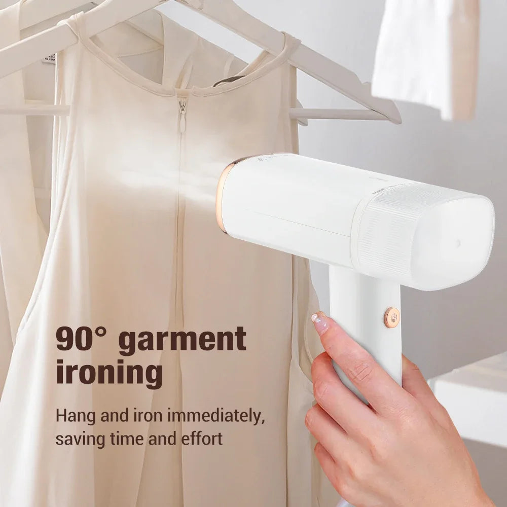 AFDEAL Portable Mini Garment Steamer & Flat Iron – 1000W