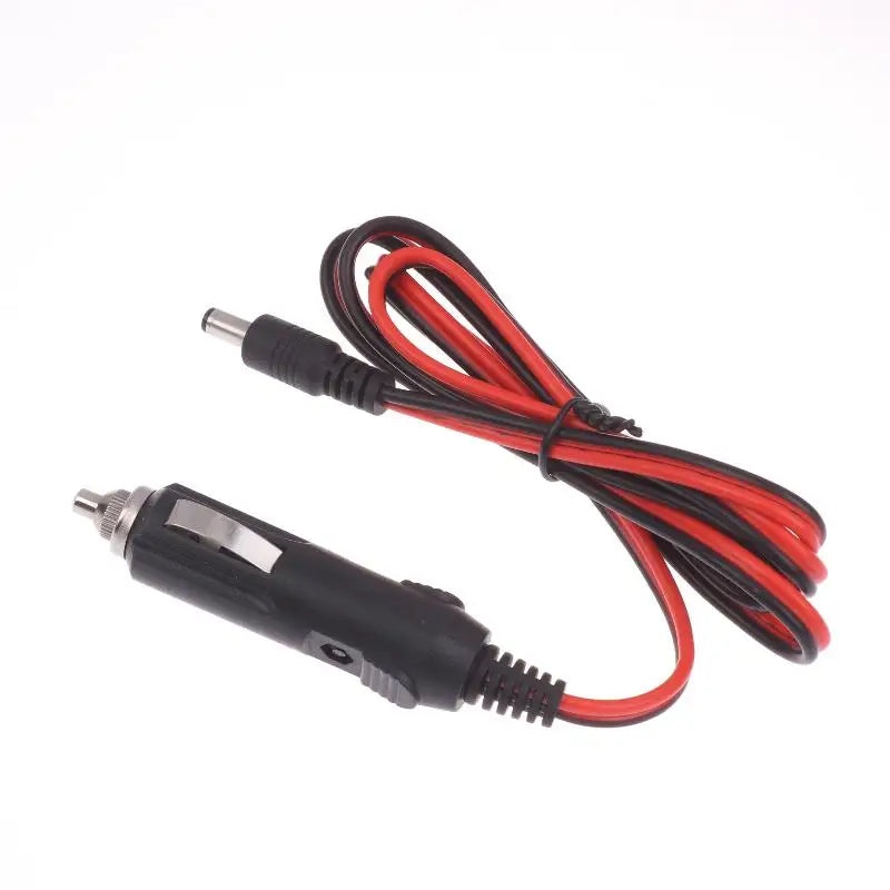 1Pcs Car Charger Power Cable 1.2 Meters DC5525 Universal 12V 5A Male Plug Cable Connection Line With LED Light Oasis Select