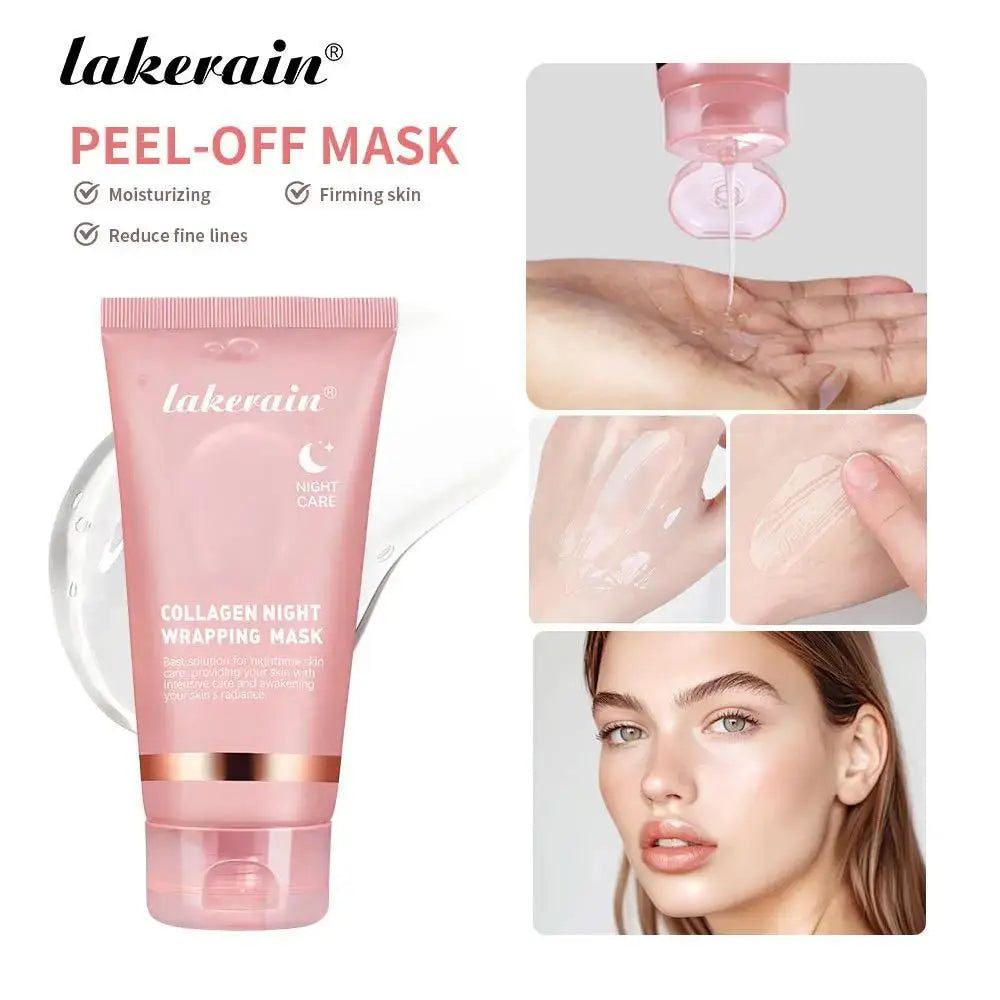 Lakerain Collagen Peel-Off Night Mask – Hydration & Firming