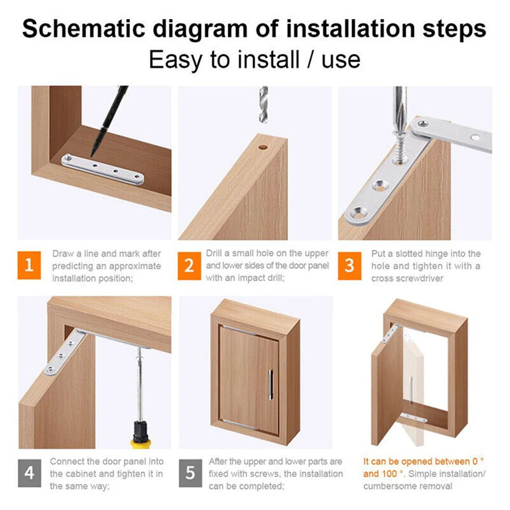 Stainless Steel Pivot Invisible Door Pivot Hinge Door Shaft Hidde Axis Door Window Hardware Accessories Oasis Select