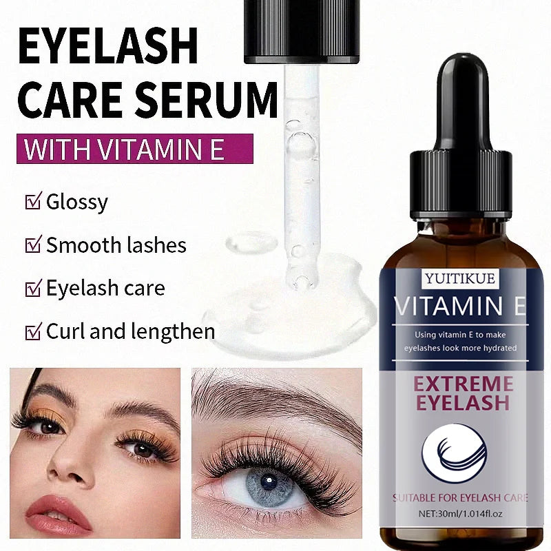 Vitamin E Eyelash Serum – Curl, Lengthen & Hydrate Lashes