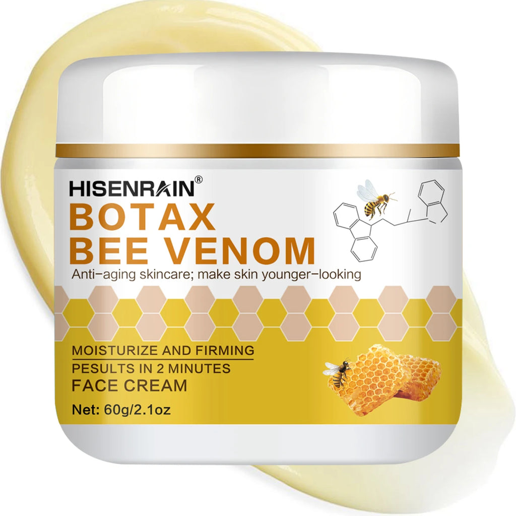 HISENRAIN Botax & Honey Anti-Aging Yellow Cream, Wrinkle Reduction & Firming Face Moisturizer, 24H Intense Hydration. Oasis Select 60g