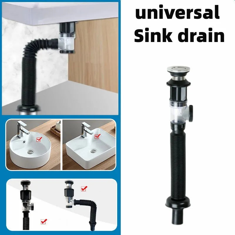 Sink Deodorant Launch Pipeline Accessories Kitchen Sink Hose Sink Strainer Drain Pipe Plumbing Washbasin Kitchen Accessories Oasis Select Default Title