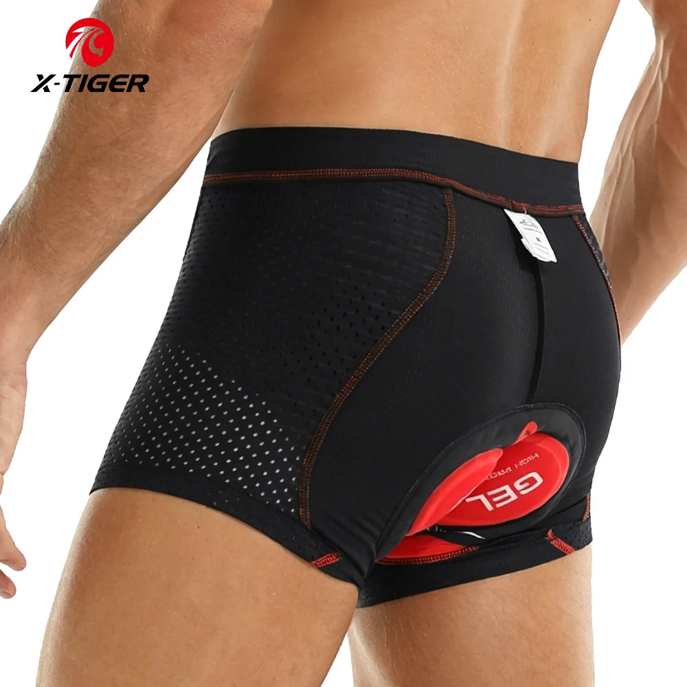 X-TIGER Cycling Shorts Breathable Mesh Cycling Underwear 5D Gel Pad Shockproof MTB Bike Shorts Men Shorts Oasis Select XM-DNK-16802 XXL