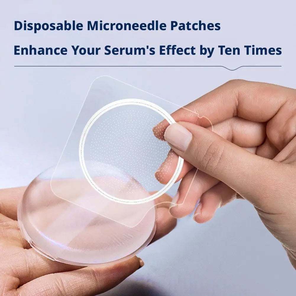 Microneedle Patch + Silicone Puff – 0.25mm Facial Skin Care Microneedle Skin Patch Oasis Select