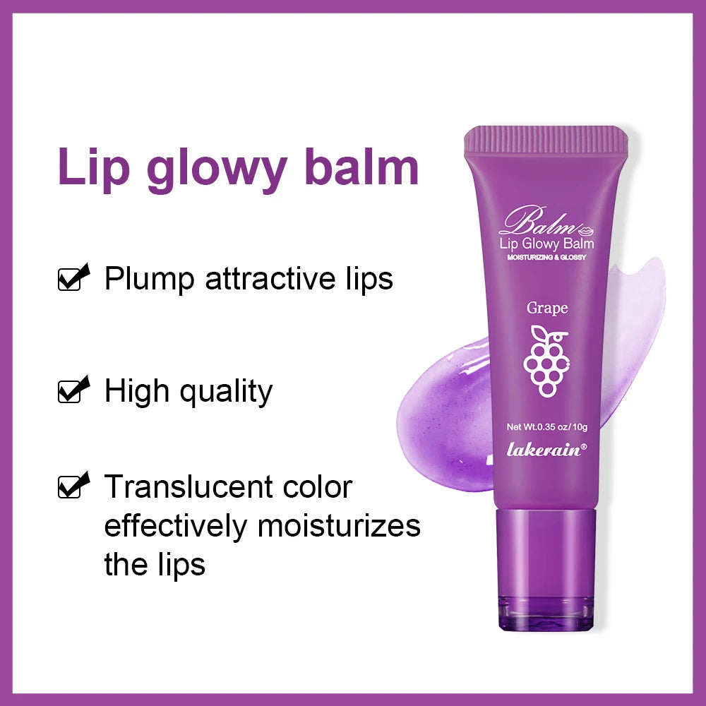 Lakerain Brightening Lip Balm Reduces Lip Lines Lips Moisturizing Hydrating Removing Dead Skin Fruity Moisturizing Lip Balm Oasis Select