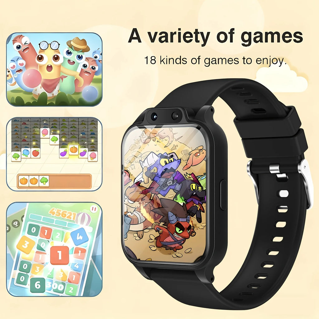 Kids' Smart Watch – 18 Educational Games, Camera & Pedometer