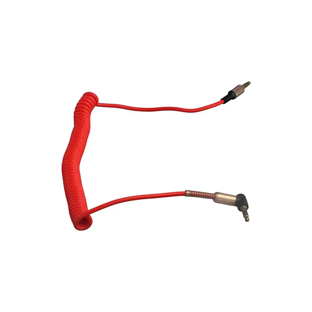 Jack Cable Male To Male Stereo 3.5 mm To 3.5mm Plug Gold-plated Plug Spring Cable Audio Cable Aux Cable Car Aux Cord Audio Wire Oasis Select
