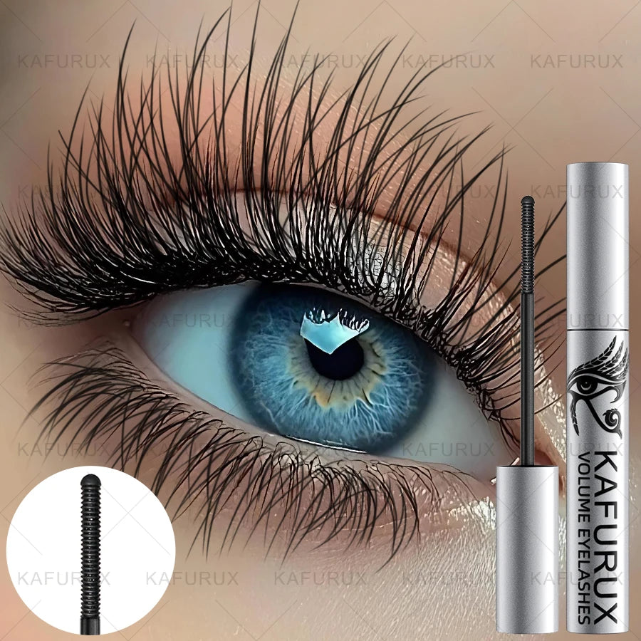 KAFURUX Silk Fiber Mascara – Lengthening, Volumizing & Waterproof