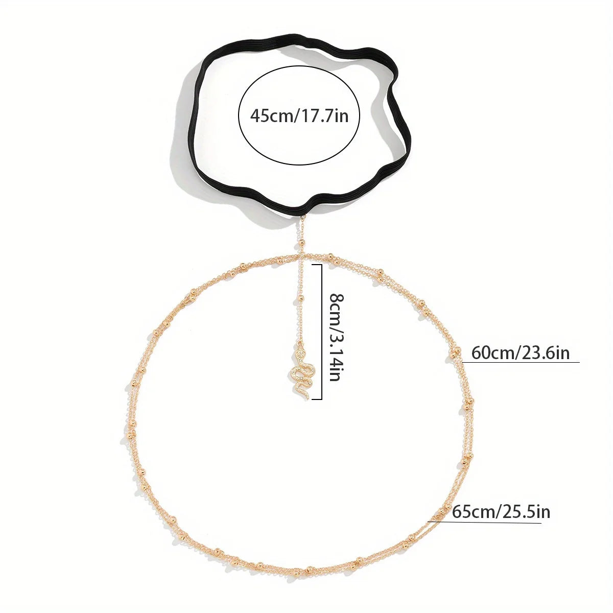 European American Style Snake Leg Chain One Piece Fashion Anklet for Daily Wear Party Date Night Jewelry Accessory Oasis Select