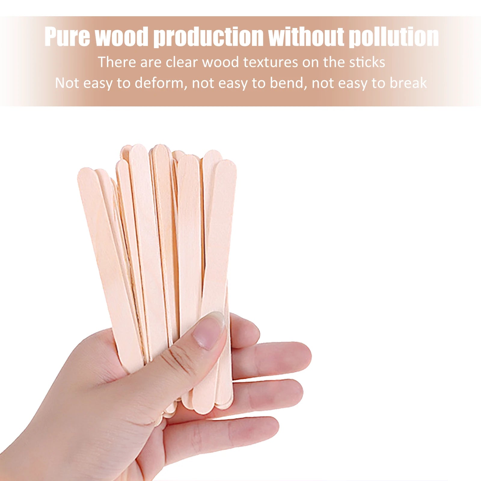 50/100/150pcs DIY wooden sticks, gift making, miniature scenes, mini houses, fairy gardens, dollhouses, handmade accessories. Oasis Select