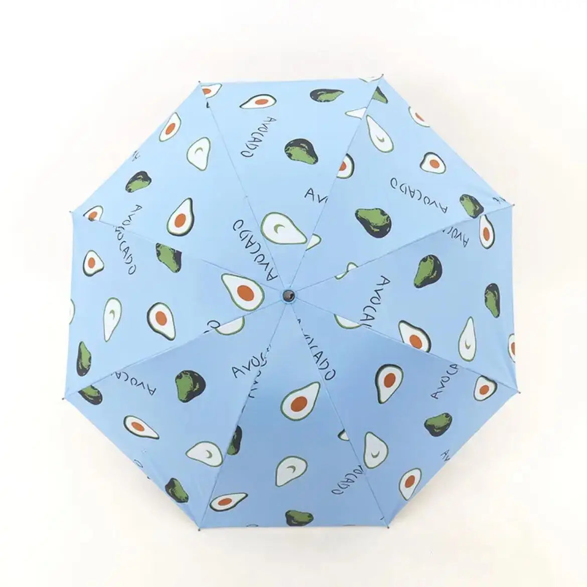 1pcs Fruit Umbrella Sturdy and Durable Manual Version Reinforced for Both Rain and Rain Small and Fresh Foldable and Portable Oasis Select 8 bone blue full-fiber 8K