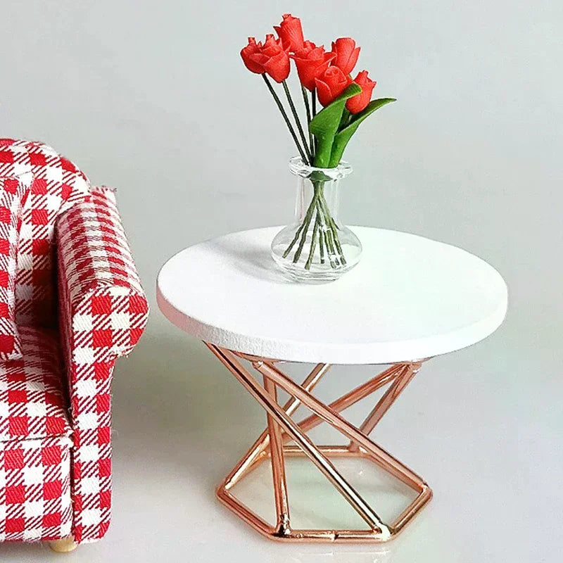 1:12 Dollhouse Miniature Coffee Table Tea Table Side Table Furniture Home Model Decor Toy Doll House Accessories Oasis Select