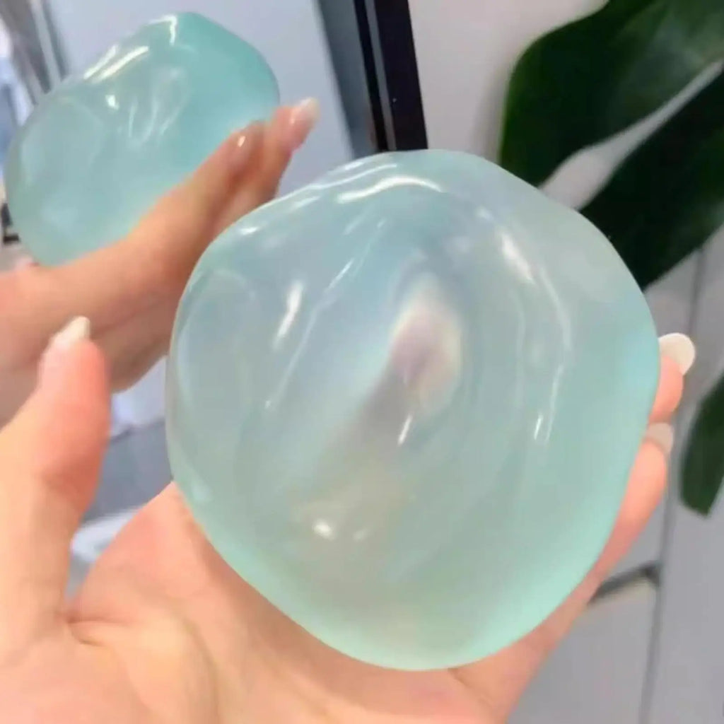 Maltose Squishys Toys Stress Ball Anti Stress Fidget Toy Soft Simulated Bule Transparent Ball Quick-rebound Squeeze Toys Oasis Select