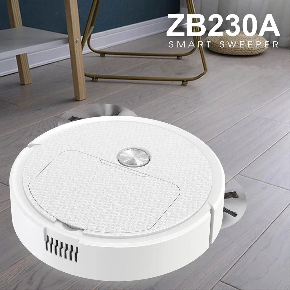 2024 New Mini Sweeper Sweeping 3 In 1 Smart Sweeping Robot and Vacuuming Wireless Vacuum Cleaner Sweeping Robots For Home Use Oasis Select ZB230A White
