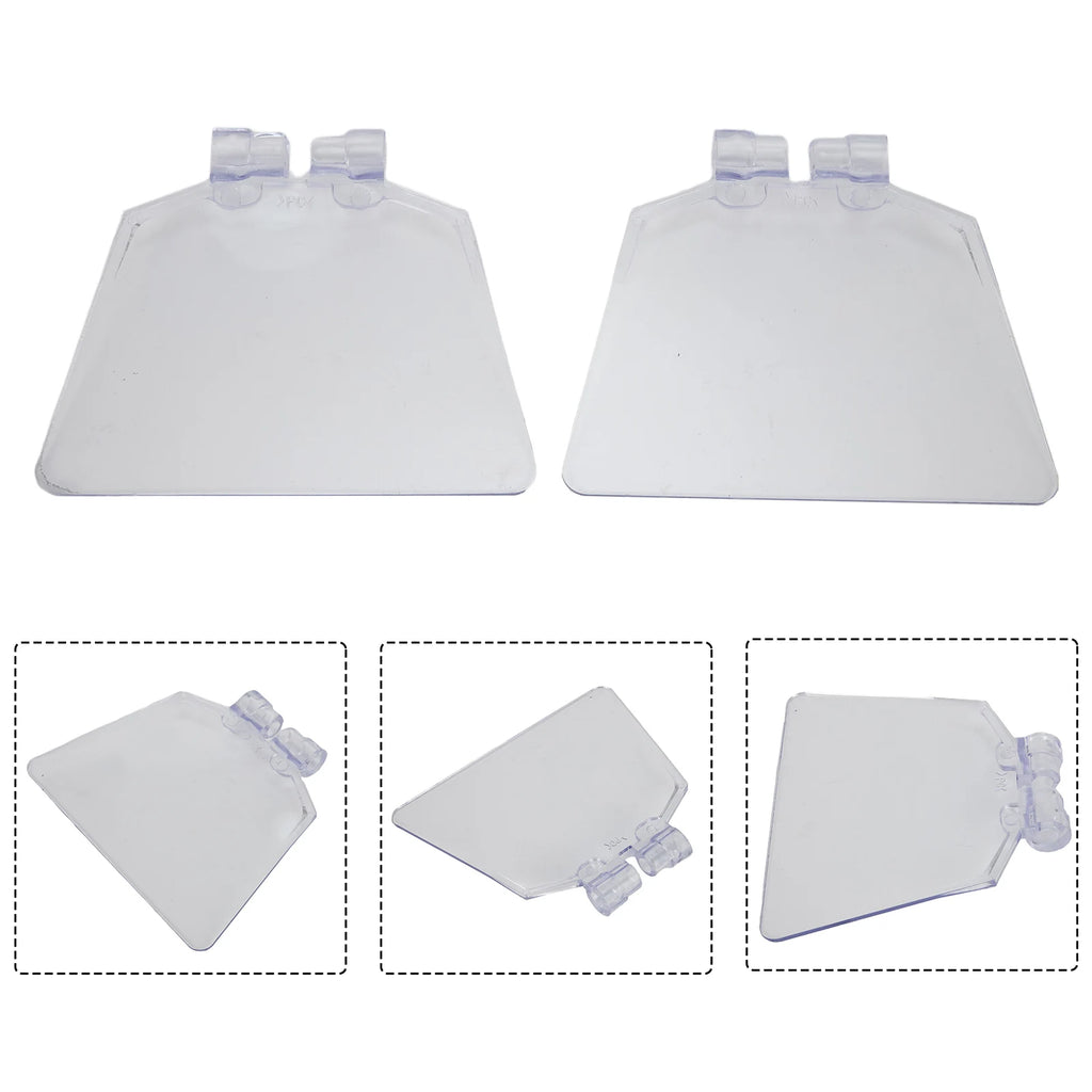 2-Pack Bench Grinder Eye Guards – Clear ABS Safety Shields Grinder Safety Guard Oasis Select