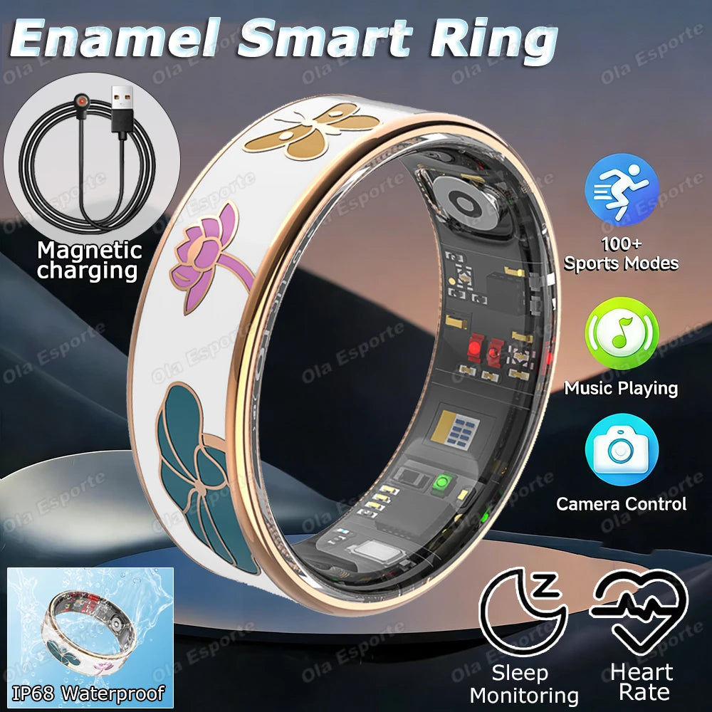 Smart Health Ring – Heart Rate, Sleep & SpO2 Monitor