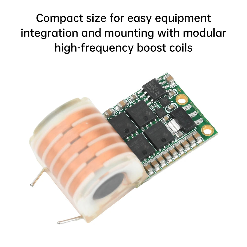 DC 9-12V to AC 20KV High Frequency AC Booster Coil High Voltage Ignition Module 12V Low Heat Arc for 10 Minutes 70W Oasis Select