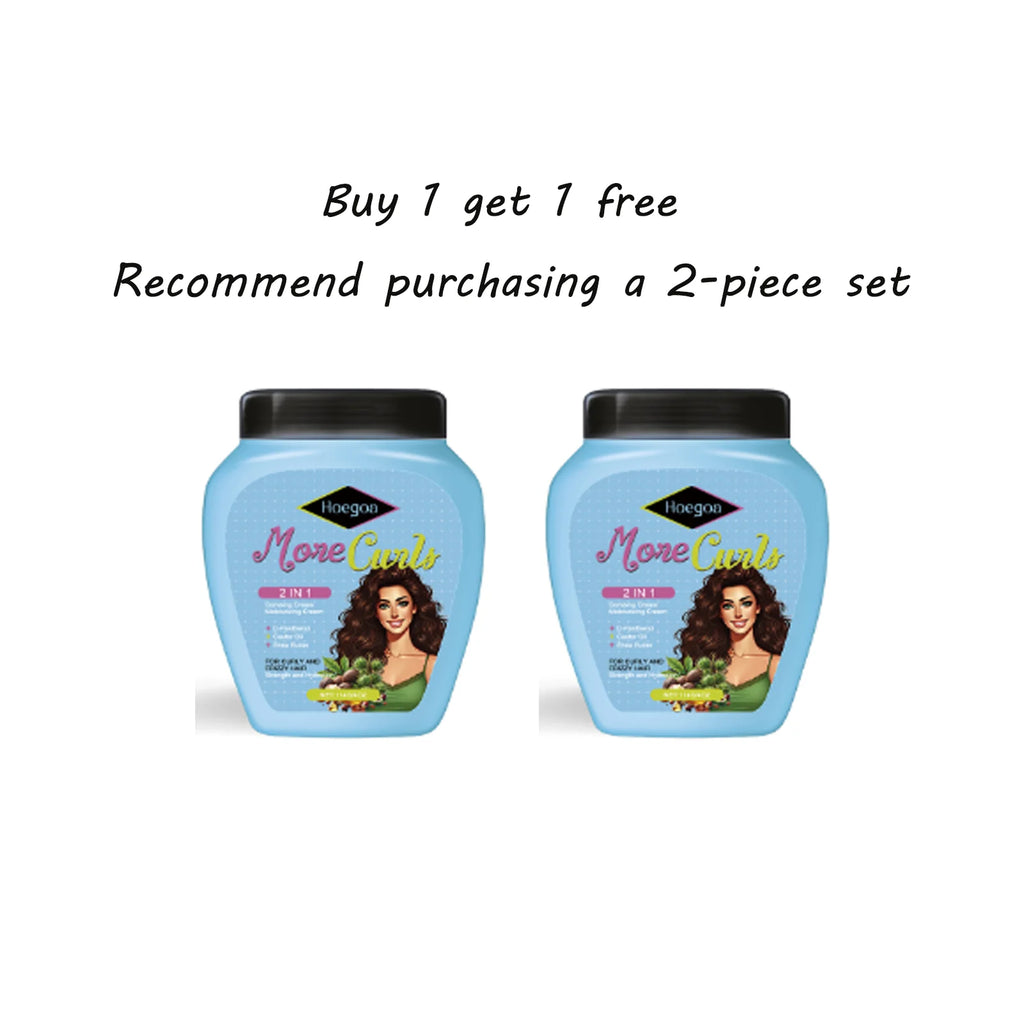 Wash-Free Leave In Conditioner For Curly And Frizzy Hair Hydrate Moisturize Smooth Restore Damaged Non-Sticky Deep Conditioning Oasis Select 114Gx2