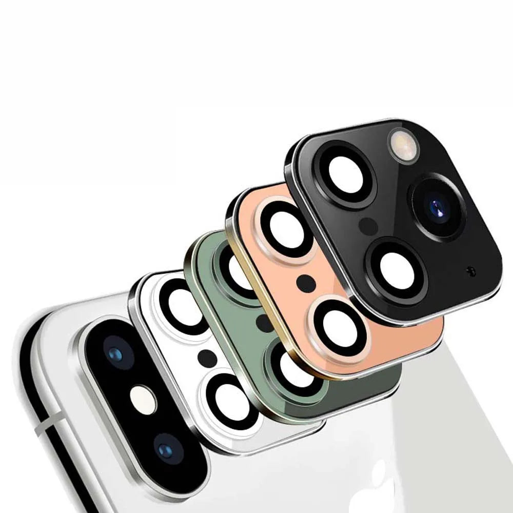 Fake Camera Lens Sticker Seconds For iPhone Phone Upgrade Screen Protector for iPhone X / XS Max Change to iPhone 11 pro Max Oasis Select